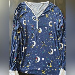 Little Sleepies Mickey and Friends Womens top XL
